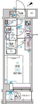 セジョリ高井戸2 204 間取り図