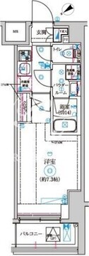 セジョリ高井戸2 203 間取り図