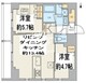 クレストコート東日暮里 801 間取り図