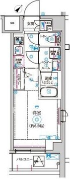 セジョリ高井戸2 801 間取り図