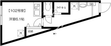 タイプオオイ 102 間取り図