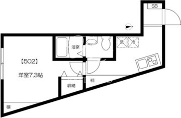 タイプオオイ 502 間取り図