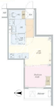 ロイジェント山王 103 間取り図