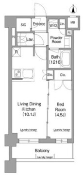 メトロステージPLUS中野弥生町 120 間取り図