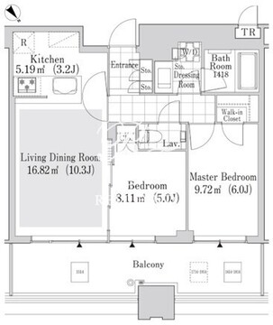 大崎ガーデンレジデンス 1514 間取り図