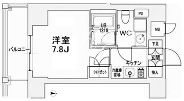 エスティメゾン王子 203 間取り図