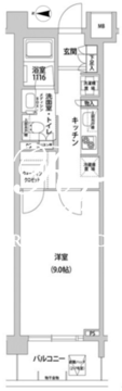 コンフォリア目黒青葉台 324 間取り図