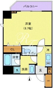 メイクスデザイン住吉 303 間取り図