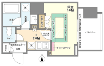 スタイリオ蒲田 1003 間取り図