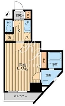 エコロジー潮見レジデンス 1401 間取り図