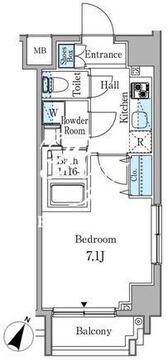 リオプラド赤坂 301 間取り図