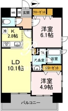 D-room早稲田 210 間取り図