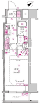 ベルシード西巣鴨 302 間取り図