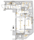 アルテシモリーガ 603 間取り図