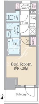 レーヴシティ千駄ヶ谷 302 間取り図