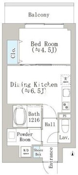 ブルシエル中目黒 302 間取り図