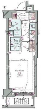 コンシェリア駒込ヒルトップスクエア 205 間取り図