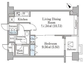 代官山ハイツ 302 間取り図