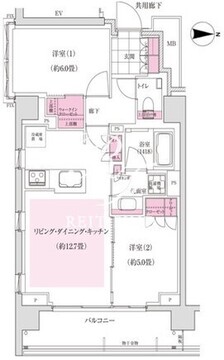 ディームス東陽町 305 間取り図