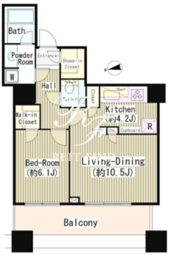 白金タワー 614 間取り図