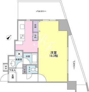 TKフラッツ渋谷 1010 間取り図