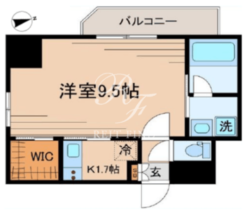 レヴァンテ浅草観音壱 804 間取り図