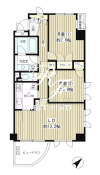 ラピュータ 701 間取り図