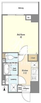 セレスト両国 502 間取り図