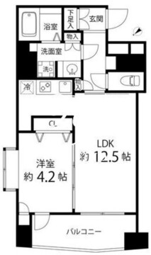 レニール本駒込 1101 間取り図