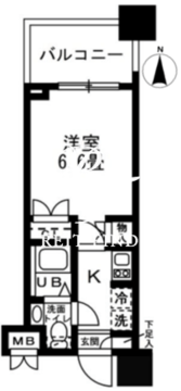 レジディア錦糸町 708 間取り図