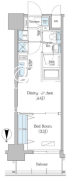 アーバネックス深川住吉 1010 間取り図