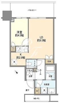 THE TOWER JUJO 1014 間取り図