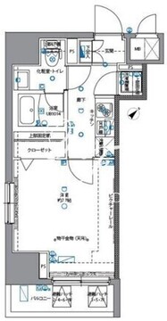 パティーナ月島 601 間取り図