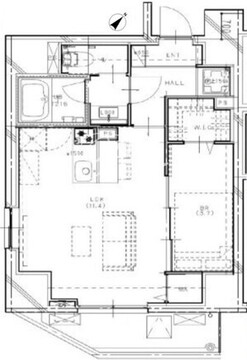 G&J門前仲町 204 間取り図