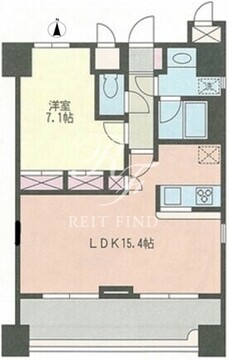 ドゥーエ茗荷谷 1001 間取り図