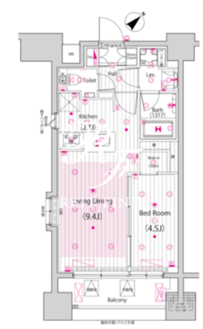 ガーラ・アヴェニュー浅草 701 間取り図