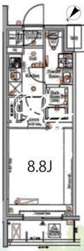 ログ永代橋 1004 間取り図