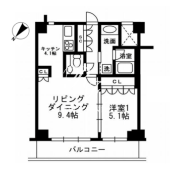 アーバンパーク代官山 318 間取り図