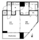 ドゥーエ両国 1104 間取り図