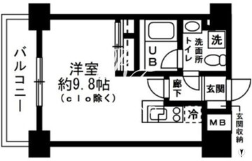 レジディア麻布十番2 604 間取り図