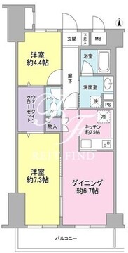 コンフォリア赤羽岩淵 605 間取り図