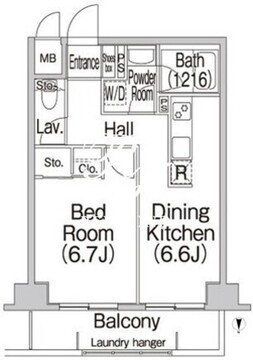 コンフォリア赤羽岩淵 711 間取り図