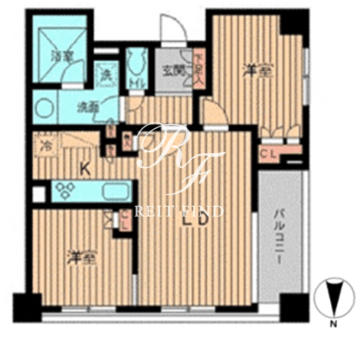 プロスペクト森下 504 間取り図