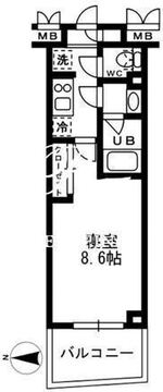 レジディア亀戸 902 間取り図