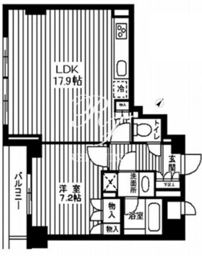 カスタリアお茶の水 302 間取り図