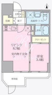 V-style入谷 101 間取り図