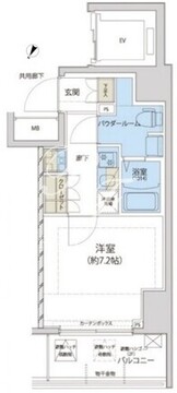 ジェノヴィア浅草橋グリーンヴェール 1001 間取り図