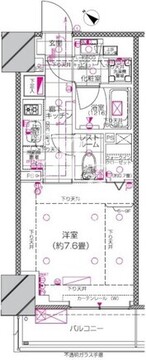 ピアース赤坂 902 間取り図