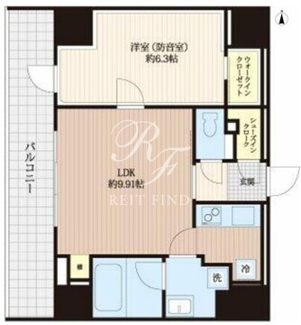 ボルト飯田橋レジデンス 201 間取り図