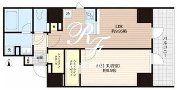 ボルト飯田橋レジデンス 1002 間取り図